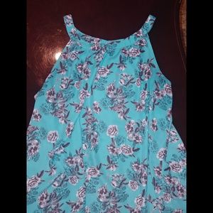*SALE* Plus Size Floral Tank Blouse